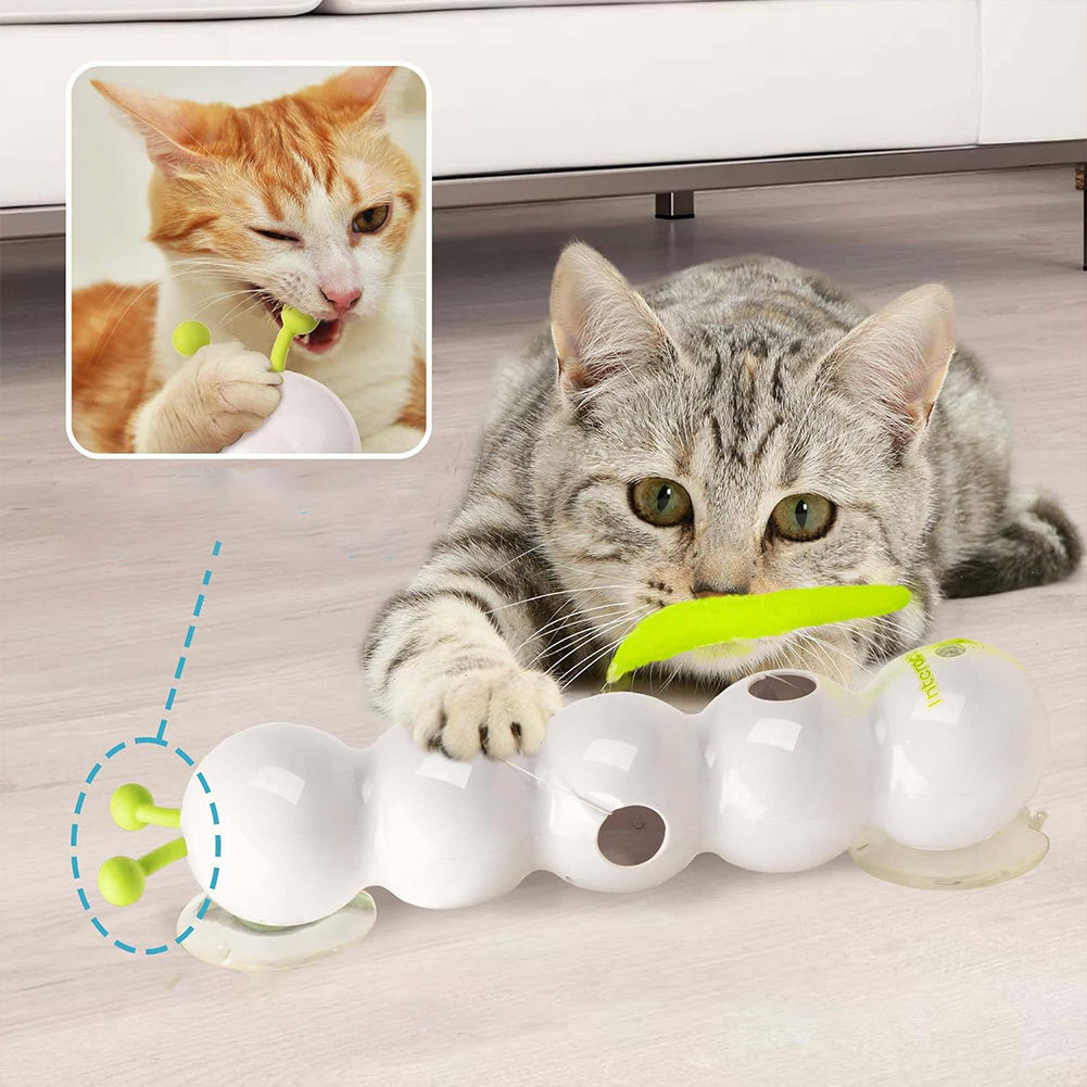 Automatic Interactive Cat Toy – USB Rechargeable Motion-Activated Tail Teaser