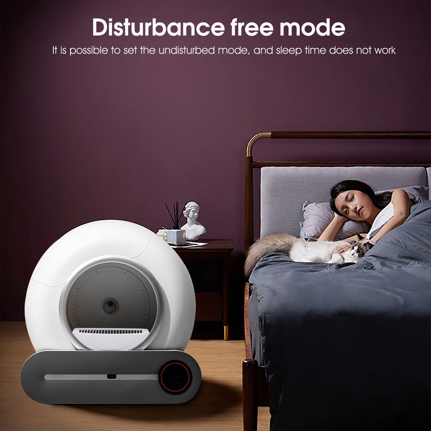 Self-Cleaning Smart Litter Box – Automatic Scooping, Deodorizing & App Control