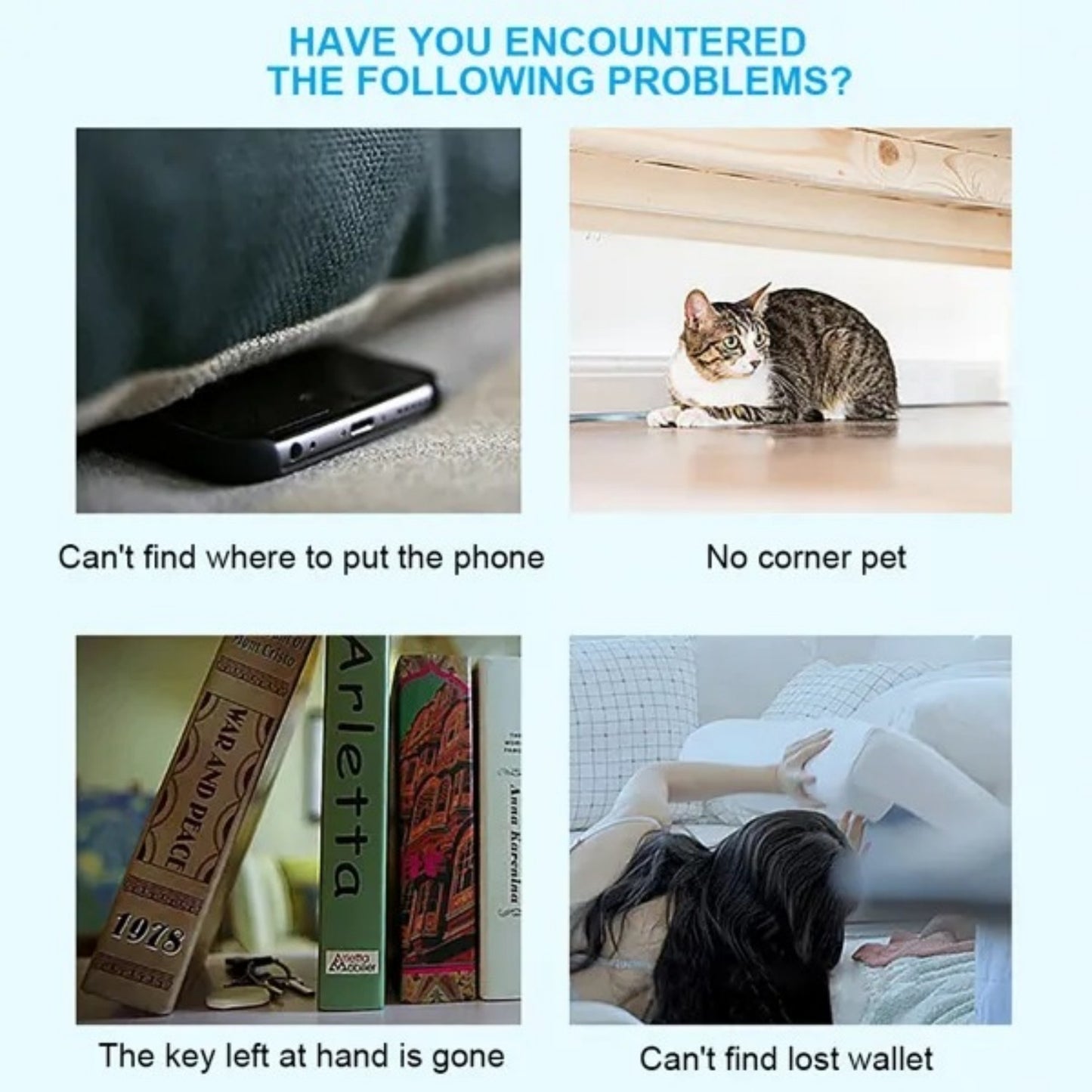 Smart GPS Tracker for Pets – Wireless Anti-Lost Device for Dogs, Cats, Keys & More