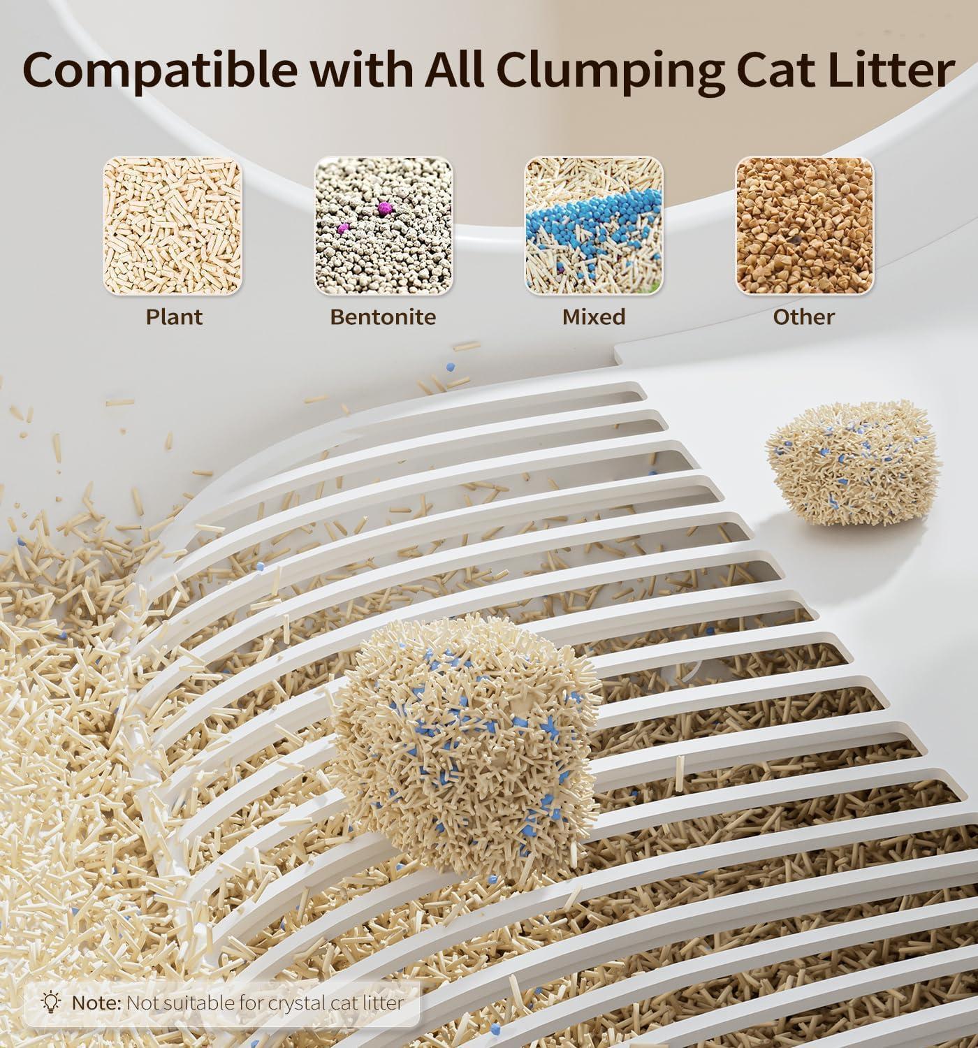 60L Smart Litter Box – App Control, Infrared Safety, Zero Odors
