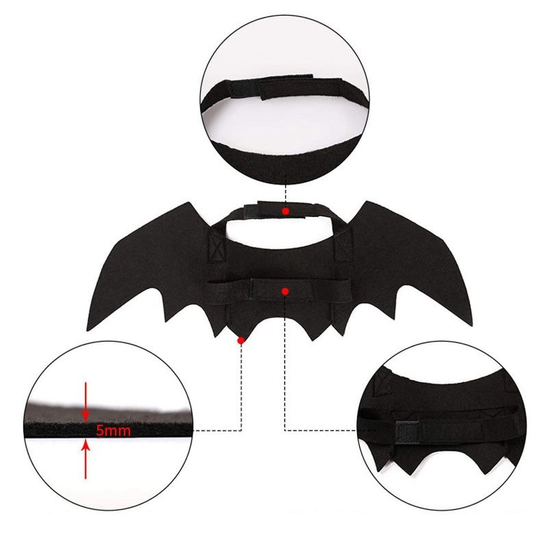 Bat Wings Halloween Costume – For Cats & Small Dogs