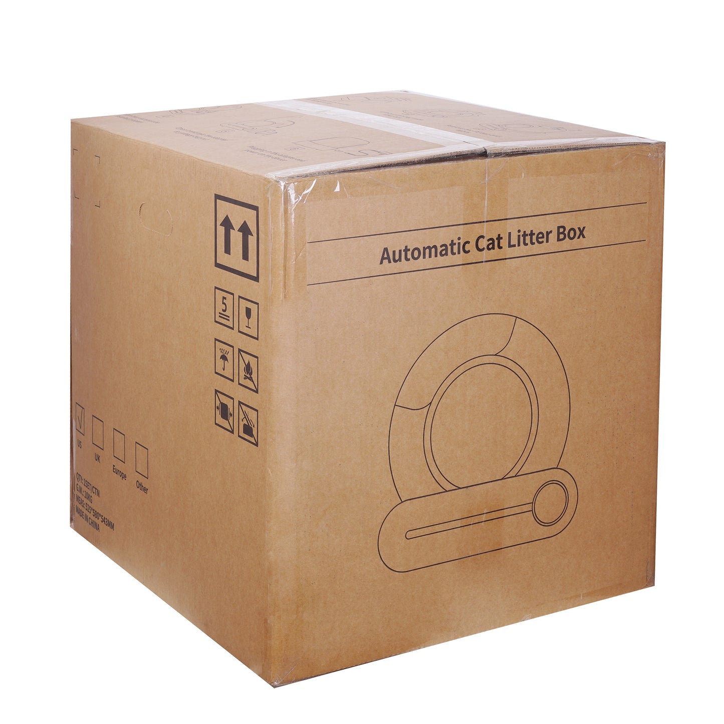 Self-Cleaning Smart Litter Box – Automatic Scooping, Deodorizing & App Control