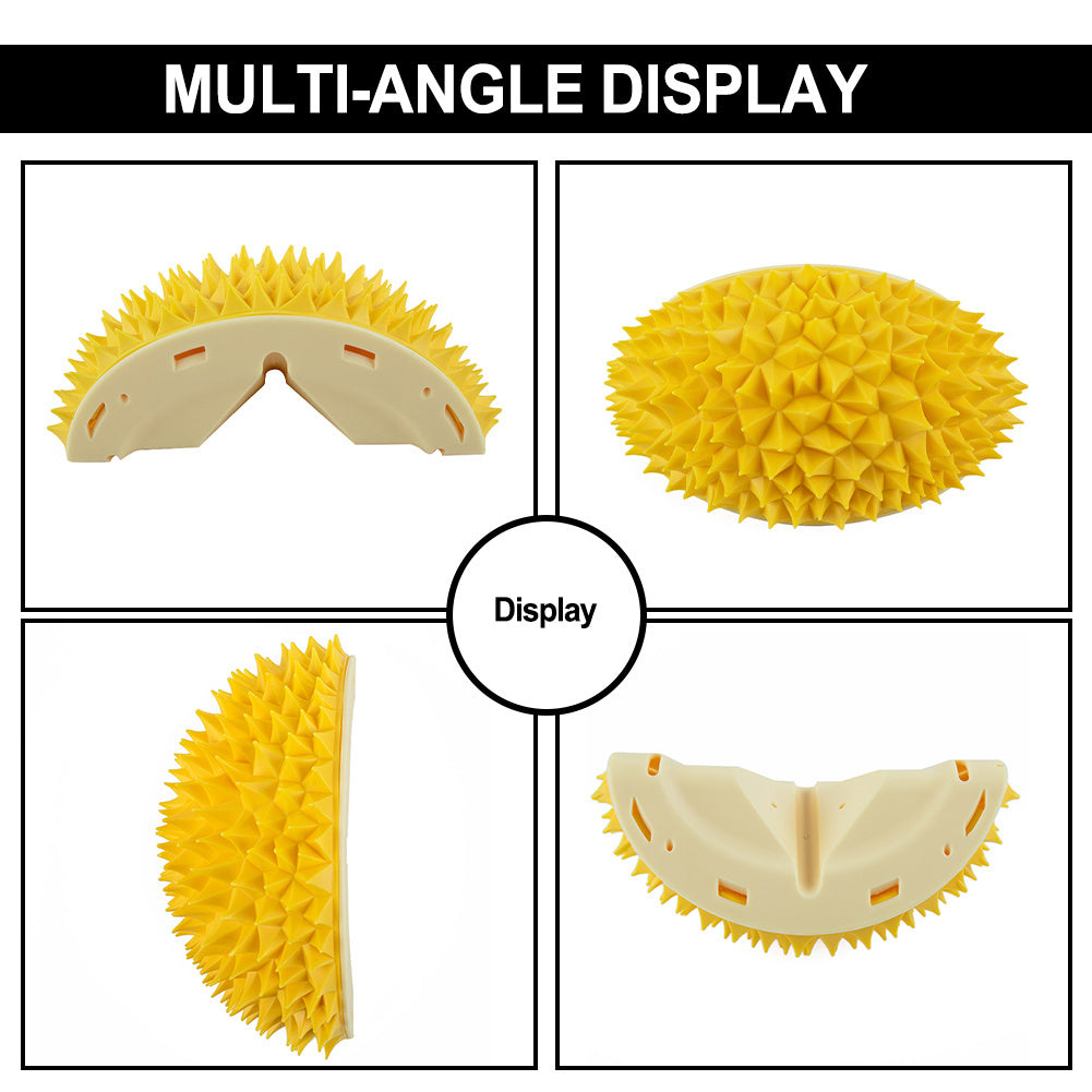 Durian Self-Grooming Cat Brush – Wall Corner Massager & Slow Chew Toy for Pets