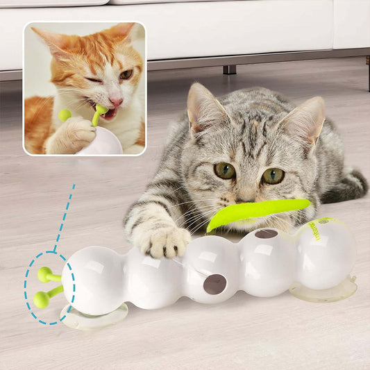 Automatic Interactive Cat Toy – USB Rechargeable Motion-Activated Tail Teaser