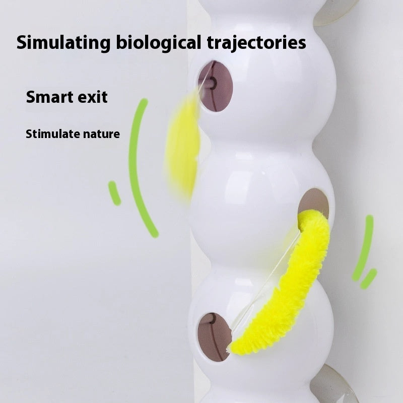 Automatic Interactive Cat Toy – USB Rechargeable Motion-Activated Tail Teaser
